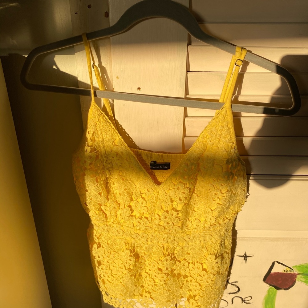 Yellow flowy tank!